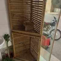 قفس دست ساز چوبی|لوازم جانبی حیوانات|شیراز, شهرک قمشه|دیوار