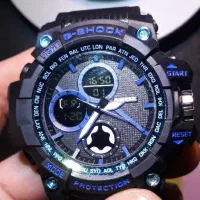 ساعت ۳ موتوره جی شاک اورجینال کاملا نو و سالم