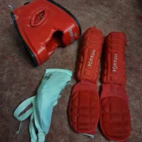 ساق بند لاک پشتی،محافظ پا،بیضه بند،کلاه رزمی،