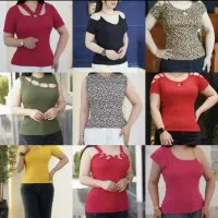 انواع تاپ و تیشرت زنانه