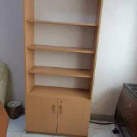 کتابخانه یا بوفه|کتابخانه، شلف، قفسه‌های دیواری|رشت, حاجی آباد|دیوار