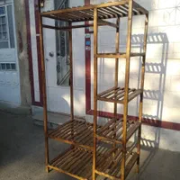 رگال چوبی لباس|مبلمان خانگی و میز عسلی|همدان, |دیوار