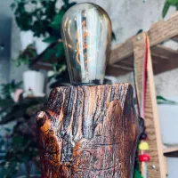چراغ چوبی کد ۱|چراغ خواب و آباژور|تهران, نیروی هوایی (پیروزی)|دیوار