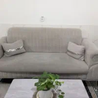 مبل ۷نفره طوسی|مبلمان خانگی و میز عسلی|باغستان, |دیوار