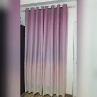 پرده به همراه میله پرده سالم و نو
