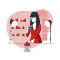 جذب ادمین حرفه ایی تولید محتوا خانم