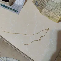 زنجیر طنابی و انگشتر طلا