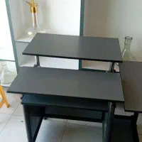 میز کامپیوتر چوب فلز