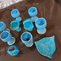 ظرف هفت سین سفالی، ظروف هفت سین|صنایع دستی و سایر لوازم تزئینی|تهران, خلیج فارس|دیوار