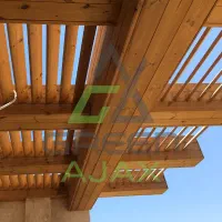 اجرای پرگولا چوبی برای روف‌گاردن، تراس و حیاط