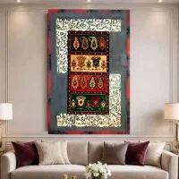 تابلوهای نقاشی دکوراتیو خط برجسته پتینه(نیم بها)