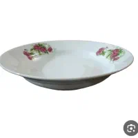 بشقاب خورشت خوری گل سرخی