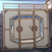 درب ورودی حیاط و پارکینگ سنگین وزن
