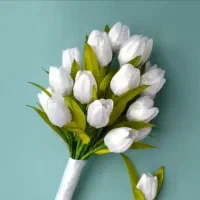 گل های روبانی و فومی و پیپ پاک کن|گل مصنوعی|دزفول, |دیوار