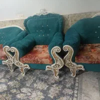 مبل هفت نفره کارکرده ولی تمیز|مبلمان خانگی و میز عسلی|دهاقان, |دیوار