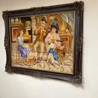 تابلو فرش سالم‌وبی نقص ۹۰در۱۱۵تبریز دستباف|تابلو فرش|تهران, عباس‌آباد|دیوار