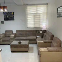 مبل ال راحتی به همراه جلو مبلی