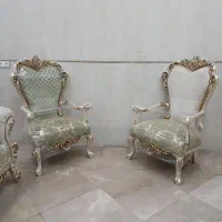 مبل ۷ نفره مدل تک گل افسون به همراه میزوعسلی|مبلمان خانگی و میز عسلی|رشت, آزادگان|دیوار