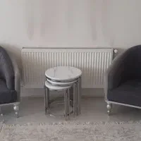 سرویس کامل مبل 7 نفره همراه ست کنسول و میز|مبلمان خانگی و میز عسلی|کرج, کمال‌شهر|دیوار