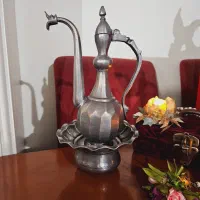 افتابه لگن مسی الماس تراش|کلکسیون اشیاء عتیقه|کرج, اتحاد|دیوار