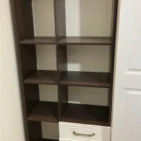 کتابخانه تمام ام دی اف MDF درجه یک سالم در حد نو