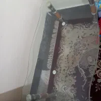 میز جلو مبلی شیشه ای