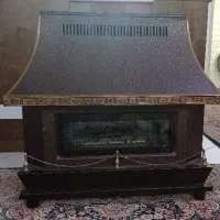 بخاری طرح شومینه ، برند طلایی