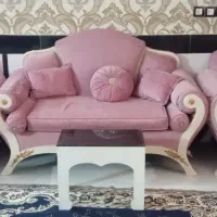 مبل 7 نفره کار تهران هفت نفره کالباسی رنگ وتمیز