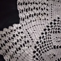 رومیزی قلاب بافی|پرده، رانر، رومیزی|مشهد, شهید فرامرز عباسی|دیوار