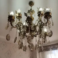 لوستر برنز عباسی سنگین هشت شعله