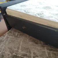 تخت دونفره کارکرده بدون تشک|تخت و سرویس خواب|تبریز, |دیوار