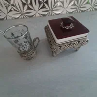 فنجان وقندان پیوتر