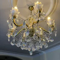 لوستر ۶شاخه ای دو عدد لوستر گویی ۲عدد|لوستر و چراغ آویز|تهران, امام حسین|دیوار