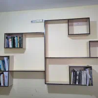 کمد کتابخانه و دکور