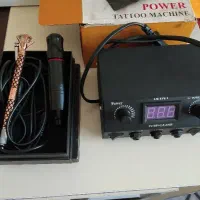 دستگاه تتو همراه ترانس و قلم بلید