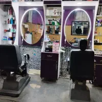 دکور آرایشگاه و صندلی اصلاح