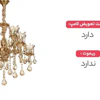 لوستر کلاسیک (یک جفت)|لوستر و چراغ آویز|بیرجند, |دیوار