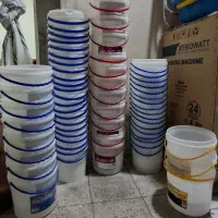 سطل یا دبه دسته دار پلاستیکی بزرگ درجه یک ۱۰۰ عدد|ظروف نگهدارنده، پلاستیکی، یکبارمصرف|قم, علی آباد|دیوار