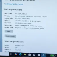 لپ تاپLenovo T480 i5نسل۸ رم۸/هارد256ssd/اسلیم|رایانه همراه|تهران, استخر|دیوار