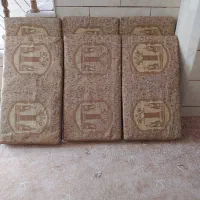 شش عدد پشتی جنس پارچه خوب