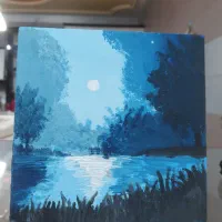 نقاشی روی بوم سفارشی|تابلو، نقاشی، عکس|شوشتر, |دیوار