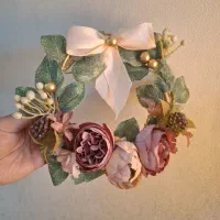 حلقه گل پشت درب|گل مصنوعی|تهران, جوادیه|دیوار