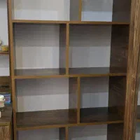 فروش ست میز تحریر و کمد لباسی و کتابخانه وتخت خواب|کتابخانه، شلف، قفسه‌های دیواری|سیرجان, |دیوار
