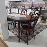 میزوصندلی ناهارخوری ۶نفره|میز و صندلی غذاخوری|خرم‌آباد, |دیوار