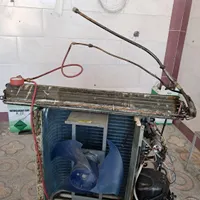 نصب و گاز گیری کولر گازی های دوتیکه و پشت پنجره ای