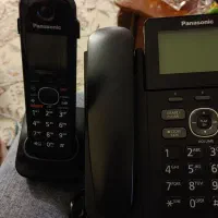 تلفن رومیزی پاناسونیک اصل با بی سیم و منشی و فول|تلفن رومیزی|تهران, حکیمیه|دیوار