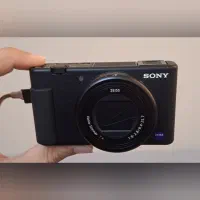 sony-zv1 camera و سه پایه و سافت باکس چتری|دوربین عکاسی و فیلم‌برداری|شیراز, بعثت|دیوار