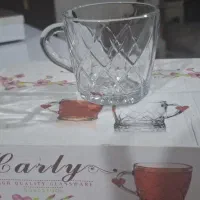 استکان آکبند دیس،بزرگ باشش عدد پیش دستی