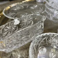 ست کریستال خورشیدی ایرنا اصل لهستان|ظروف سرو و پذیرایی|تهران, خانی آباد نو شمالی|دیوار