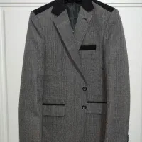 کت تک مردانه خاکستری کاملا نو|لباس|اراک, |دیوار